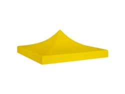 Techo De Carpa Para Celebraciones Amarillo 3x3 M 270 G/m²