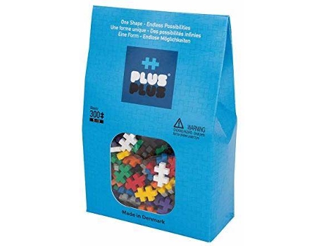 Conjuntos de Construcción PLUS PLUS Basic Mix - 300 Piezas (Edad Minima: 3)