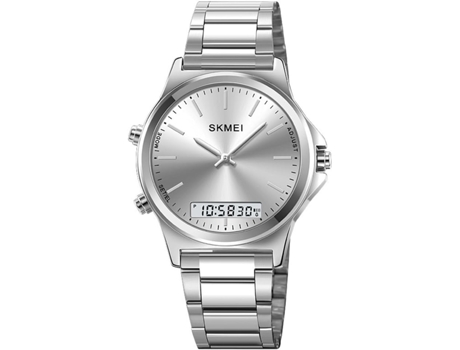 VEANXIN Relojes de pulsera digitales redondos multifuncionales-Plata