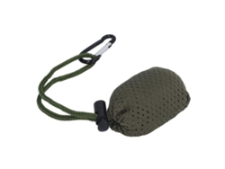 Bolsa de supermercado plegable, reutilizable y lavable con gancho, verde, GOKOCO