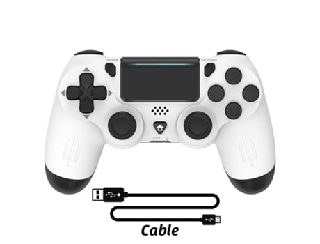 Mando compatible con Bluetooth ECELEN adecuado para PS6 Slim Pro Mando Inalámbrico para PC joystick de doble vibración adecuado para IOS Android (B...