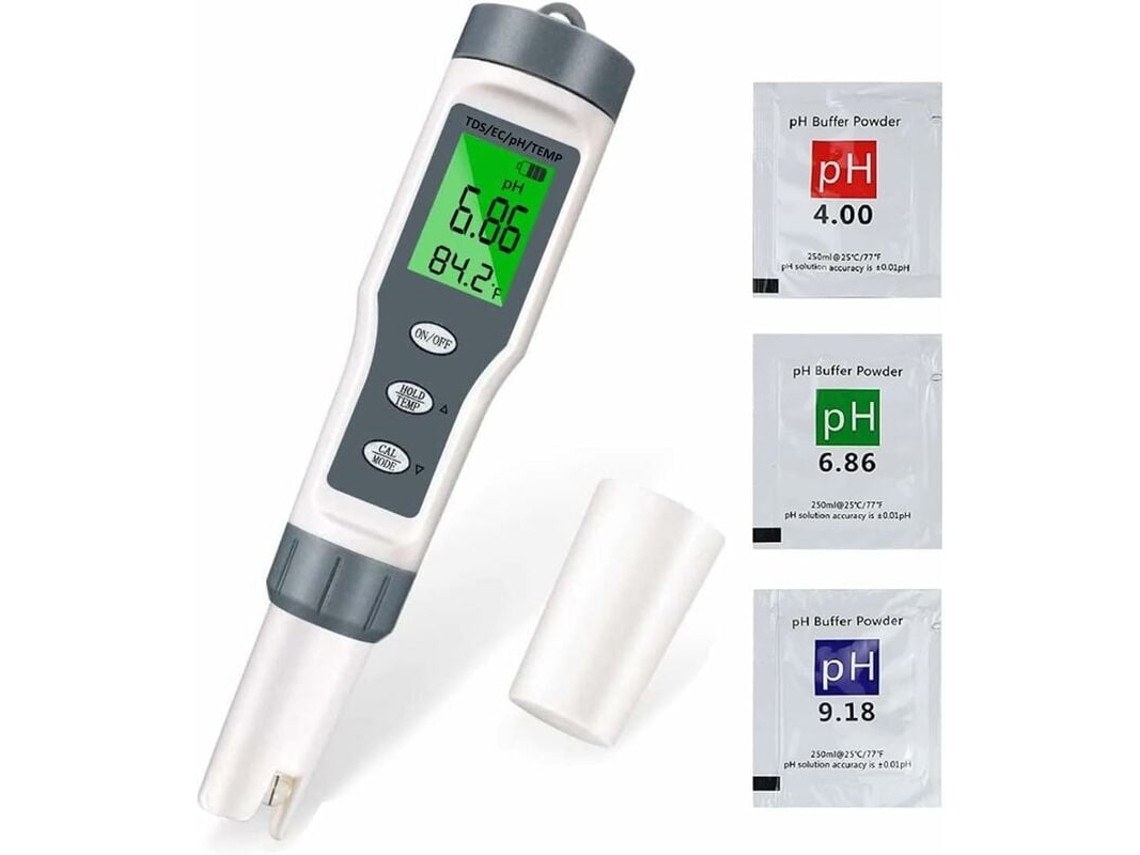 RNEMITERY Monitor innovador de calidad del agua, medidor de TDS 5 en 1, su compañero ideal para la piscina para mediciones precisas