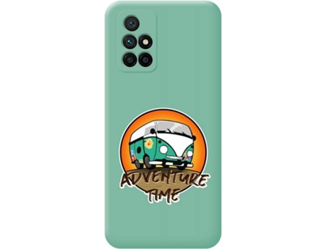 Carcasa Xiaomi Redmi 10 TUMUNDOSMARTPHONE Adventure Time Verde