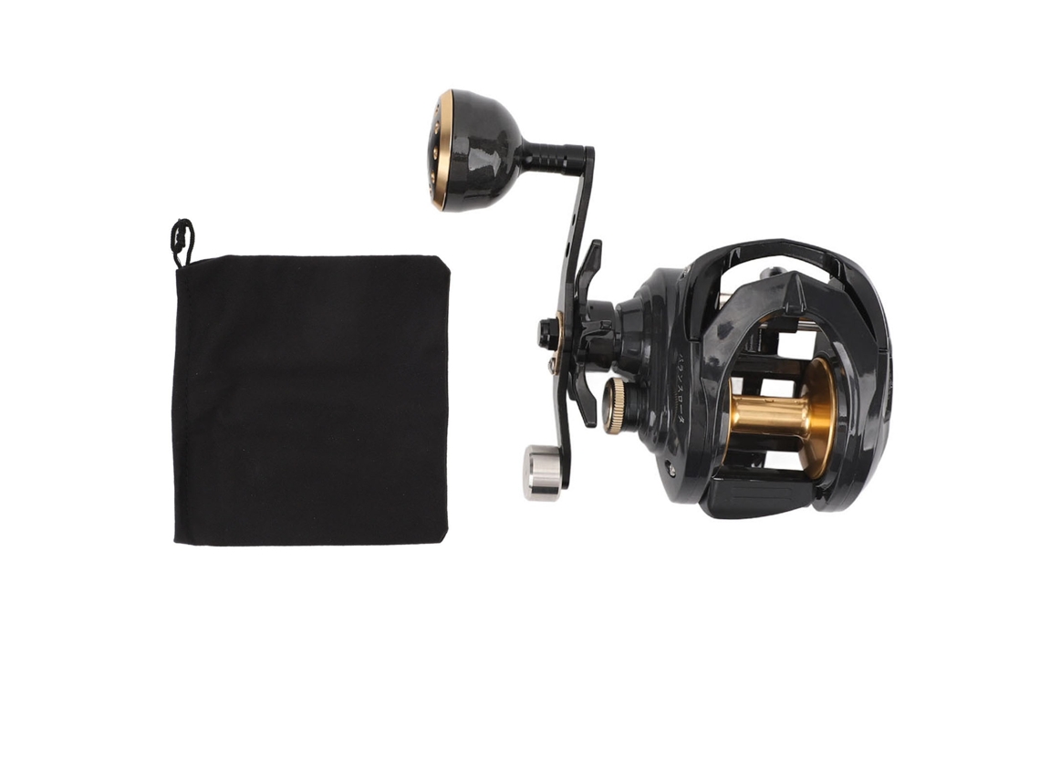 Carrete De Baitcasting Para Zurdos Con Freno Magnético, Fibra De Carbono, Rodamientos De Acero Inoxidable, Para Pesca En Agua Salada.