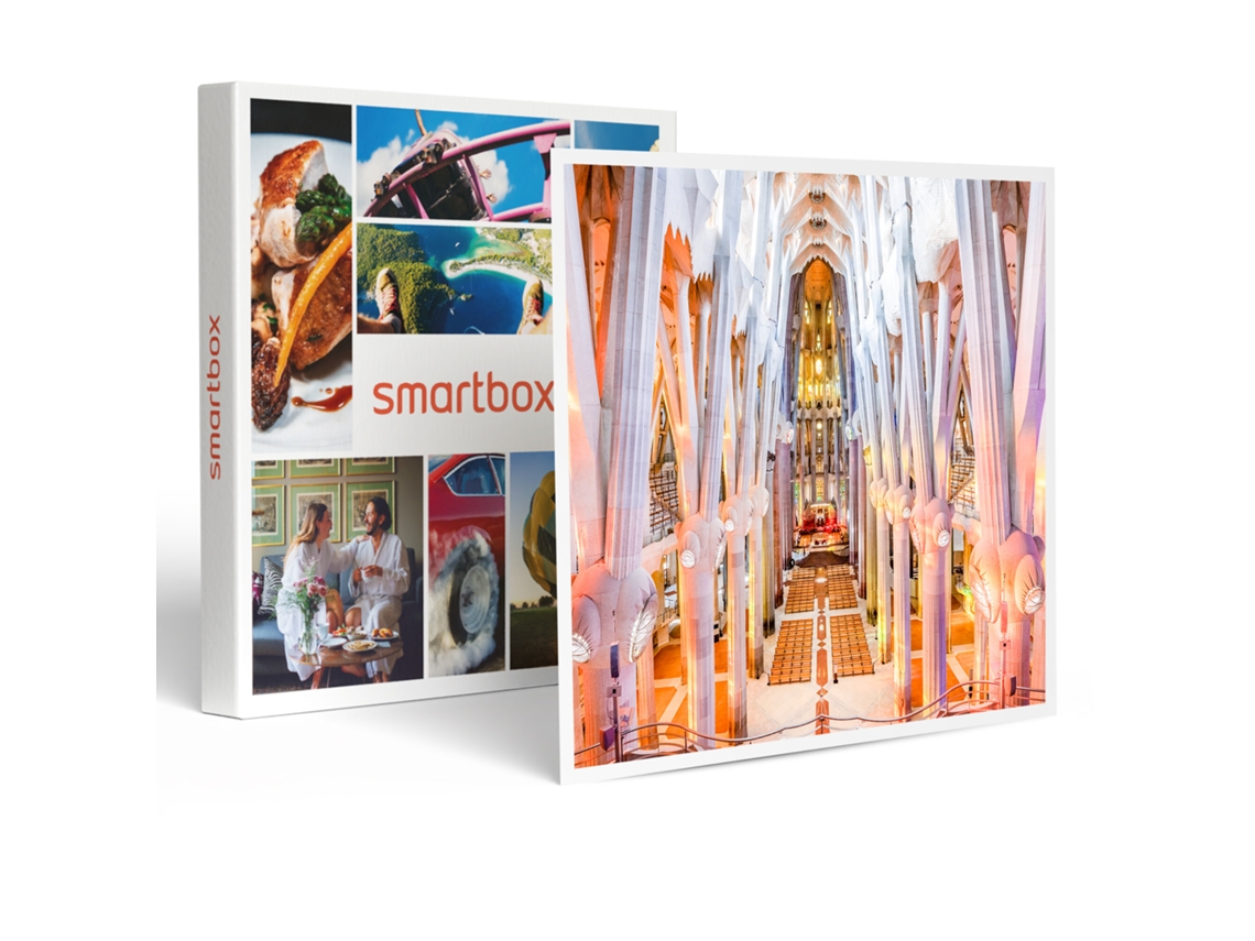 Caja Regalo SMARTBOX 3 Entradas a La Sagrada Familia Con Audioguía Acceso Rápido Y Acceso a Torre