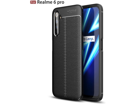 Carcasa Realme 6 PRO Rugged Leather Negro