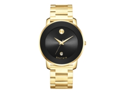 Reloj De Cuarzo Para Hombre (dorado Y Negro)