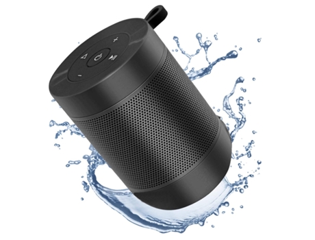 Altavoz Bluetooth ENZONS Portátil 360 HD Sonido fuerte Soporte de emparejamiento estéreo Tarjeta TF a prueba de agua para viajes Oficina en el hoga...