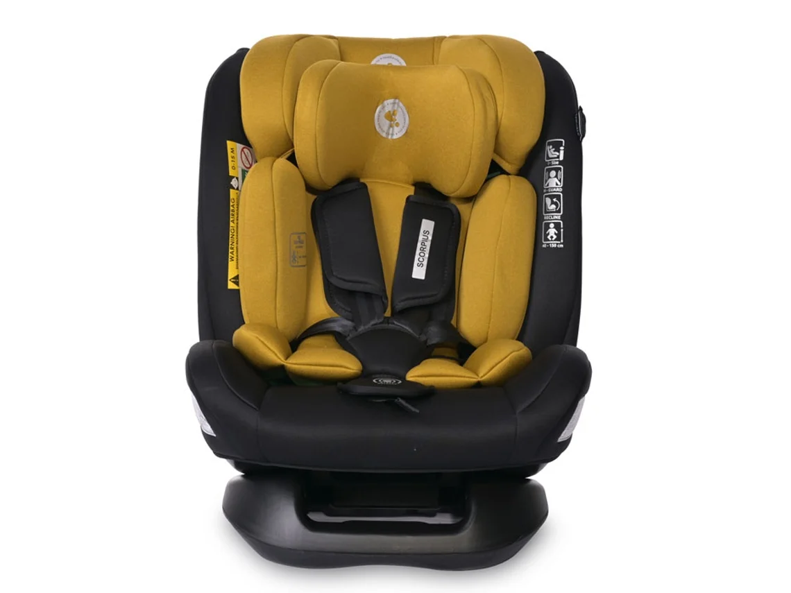 Silla de coche I-Size 40-150Cm LORELLI Scorpius Lemon Curry