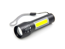 Linterna Portátil Mini Led Cob Recargable Por Usb Con Zoom