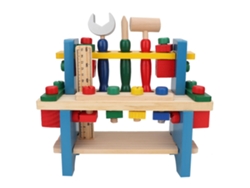 Mesa De Montaje De Juguetes Educativos Para Niños De 3 Años En Adelante - Madera Segura