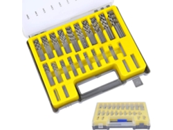 Broca helicoidal de microprecisión para carpintería y joyería, juego de minibrocas HSS con 24 tamaños de 0,4 mm a 3,2 mm, brocas helicoidales