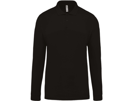 Polo de Manga Larga Kariban Piqué (Tam: 4XL)