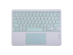 Teclado Inalámbrico Bluetooth Con Panel Táctil, Recargable Por Usb, Multitáctil Para Pc/portátil