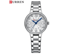 Reloj De Mujer Blanco Con Esfera Pequeña, Números Romanos, Resistente Al Agua, Con Diamantes De Imitación, Ultrafino Y Correa De Acero Inoxidable.