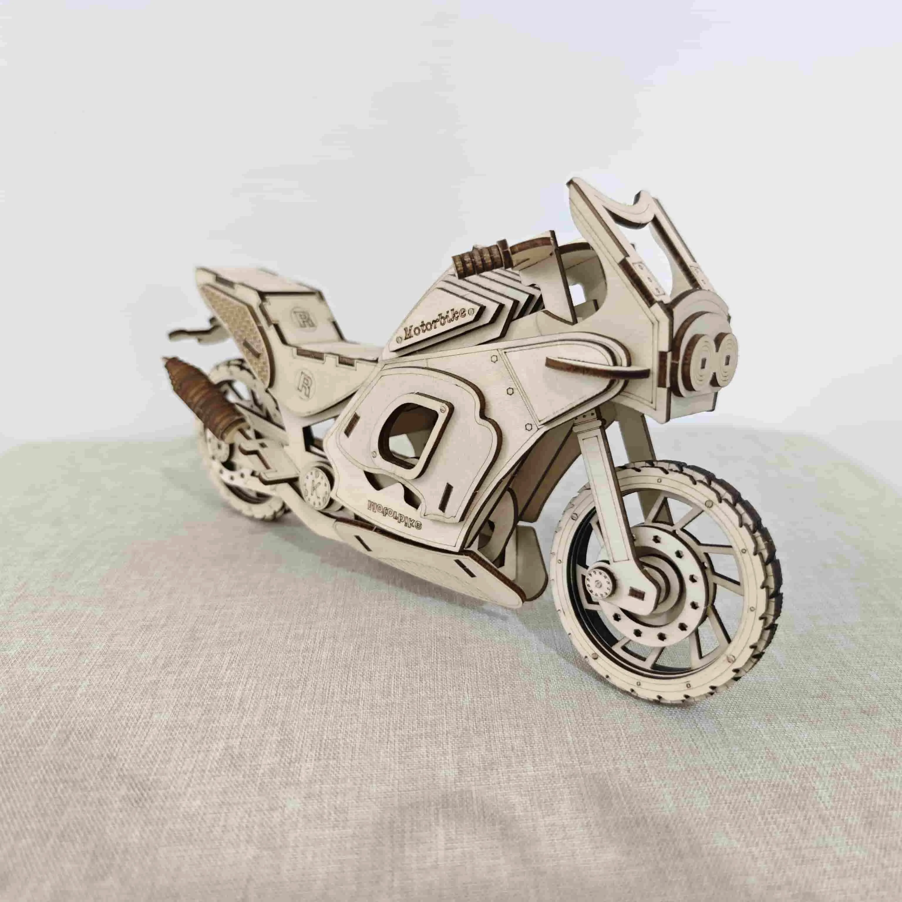 Rompecabezas De Madera 3d, Maquetas De Motocicletas, Manualidades Diy: Crea Regalos Únicos.
