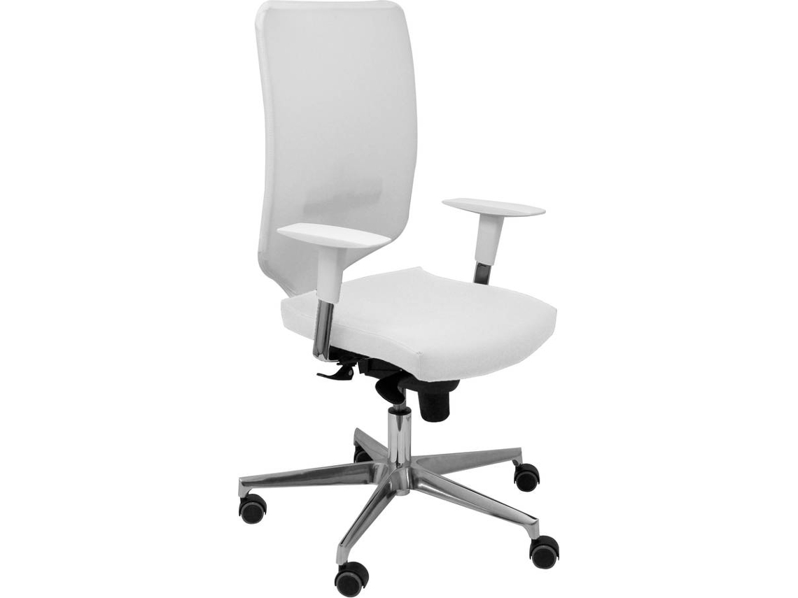 Silla Operativa PYC Ossa Blanco (Brazos Ajustables - Malla)