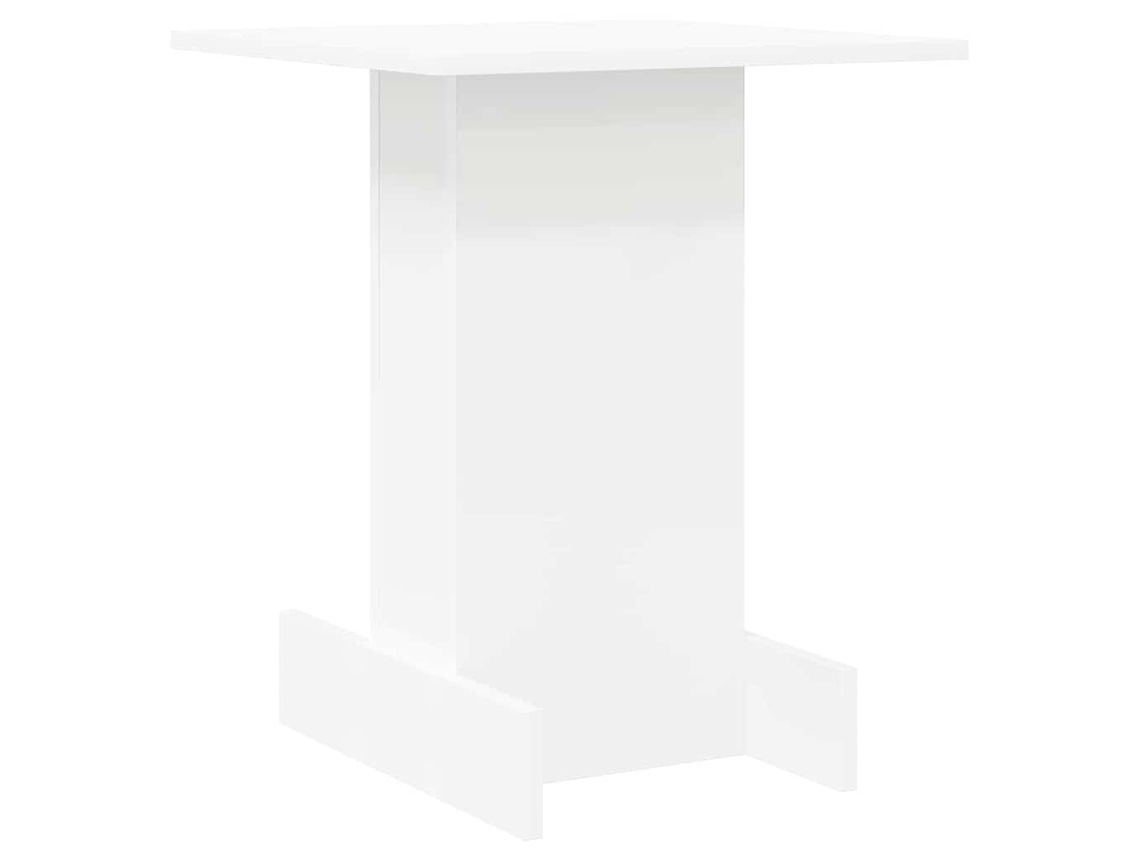 Mesa auxiliar | Mesa de centro | Mesa de comedor blanca 44,5 x 45 x 55 cm Madera tratada
