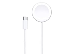 Cargador magnético inalámbrico Yuysan para Apple Watch SE 2023 de 44 mm, resistente a desgarros y duradero, color blanco.