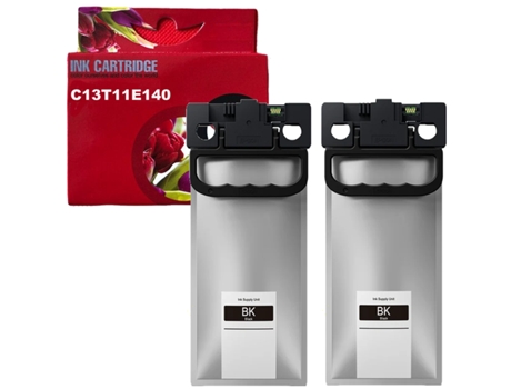 Toner T11E1 pack 2 tintas negro compatible con Epson WF C5390DW, WF C5890DWF GENÉRICO