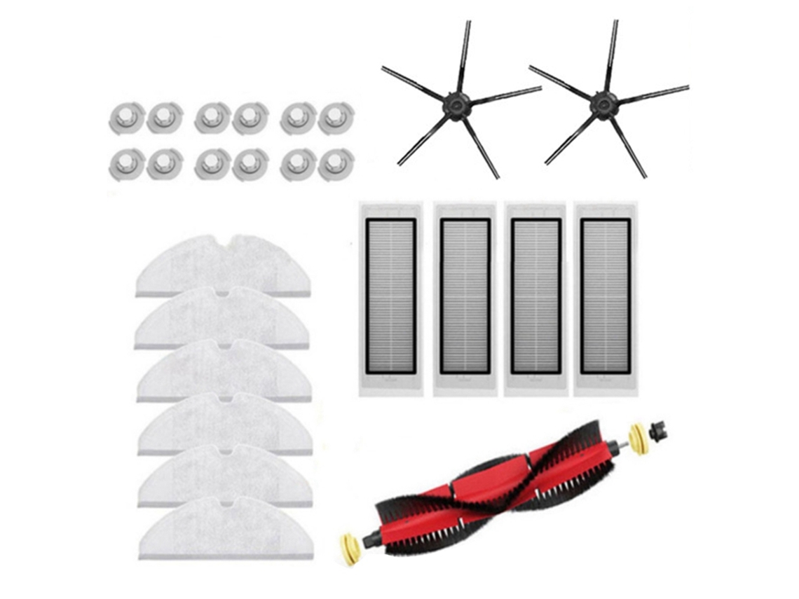 Accesorios de repuesto para Xiaomi para Roborock S5 Max S50 S55 S60 piezas de aspiradora cepillo principal de filtro Hepa lavable