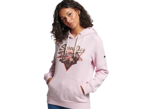 Sudadera con capucha para mujer SUPERDRY Vintage Logo Narrative (M)