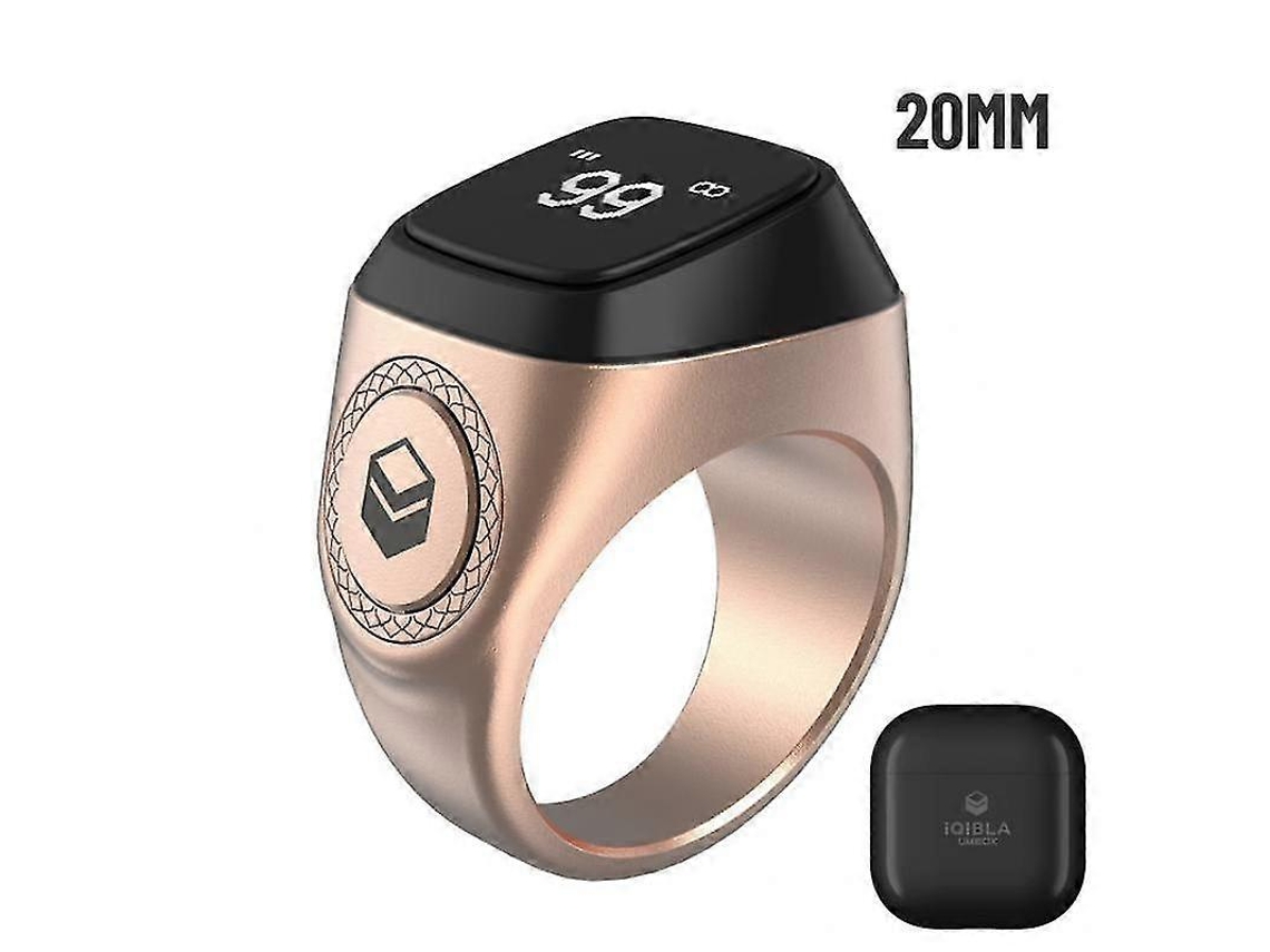 Contador inteligente de Tasbih Ryra Iqibla para musulmanes, anillo de metal Zikr digital Ly Ebike