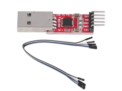 Adaptador Convertidor Serie Módulo Usb A Ttl Con Cable De Salto Y Cabeza Macho Para Descargador Stc