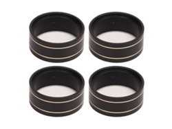 4 Anillos De Retención Internos De Latón Para Llanta De 1 Pulgada, Compatibles Con Scx24 1/24 Rc Crawler Y Traxxas 1/18 Trx4m.