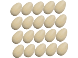 Juego De 50 Huevos De Pascua Realistas Sin Pintar Para Actividades De Decoración Diy.