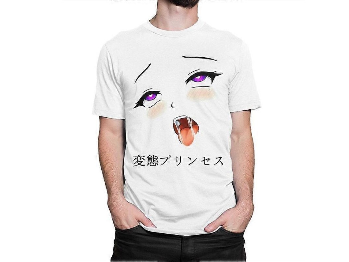 Camiseta Ahegao Face, Camiseta Anime Suu179xl - Tallas S M L Xl 2xl 3xl Xl