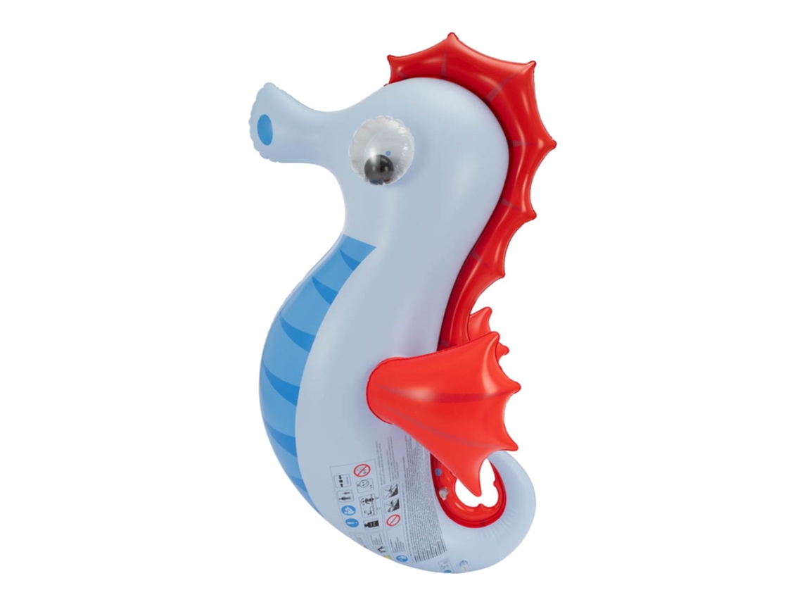 Flamingueo Flutuador Infantil Cavalo-marinho Gigante Pvc Azul