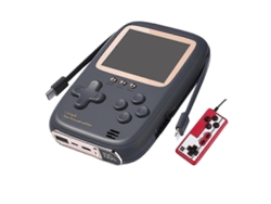 Consola de juegos portátil retro + mando 2 en 1, 10000 mAh, con carga por cable dual, nostalgia retro para niños. GOKOCO