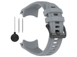 Bracelete Em Silicone Para Garmin Instinct 3 45mm Cinza Hexinyigjly