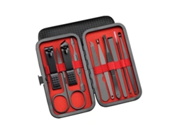 Juego de manicura de alta calidad de 10 piezas, tijeras para uñas, set de cuidado profesional, set de regalo