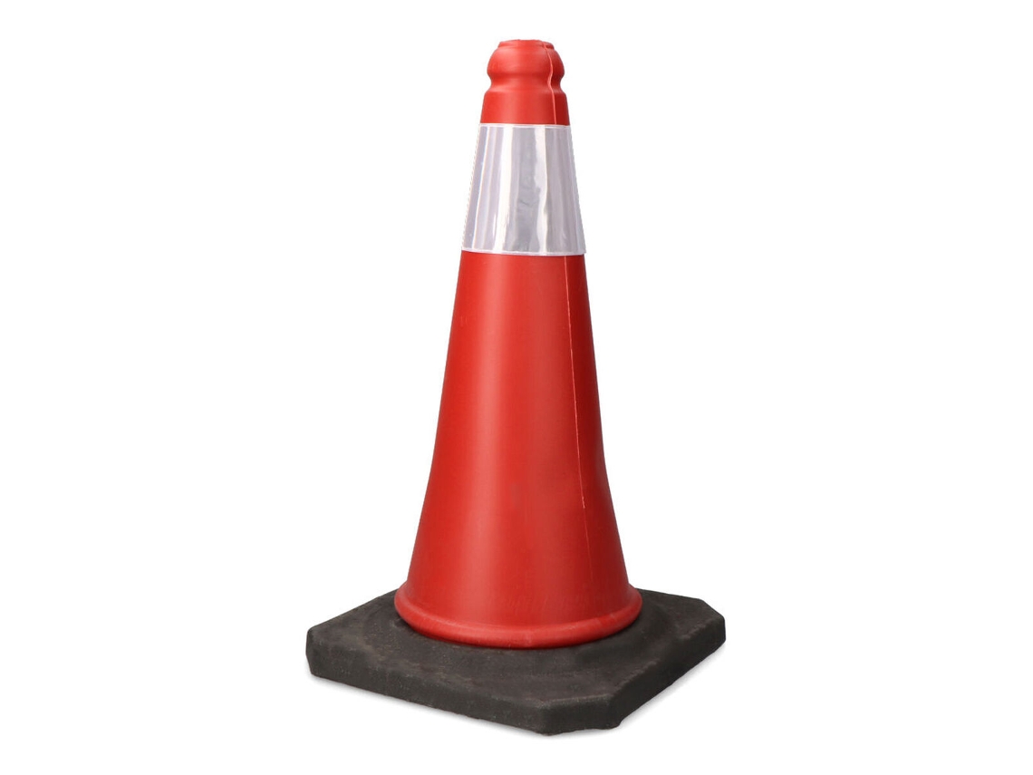 Cono de señalizacion NORMALUZ Reflectante Rojo 50 cm
