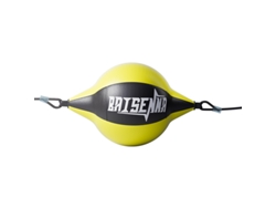 Saco de boxeo Chrui Speed Training en piel sintética (negro y amarillo)