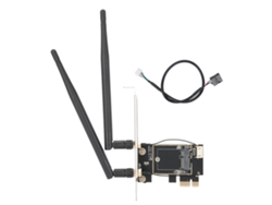 Adaptador De Placa De Rede Sem Fio Pcie1x Para Ngff Ekey Com Antena 5db Bluetooth Txb001 Para Laptop