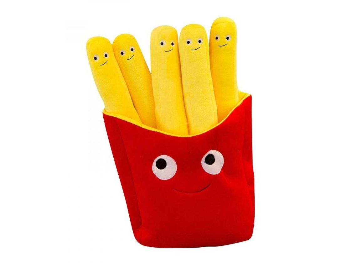 2026-almohada De Papas Fritas Juguete Creativo Simulación Plush Muñeco Propiedades De Fotografía Cojín De Sofá Kz Multicolor