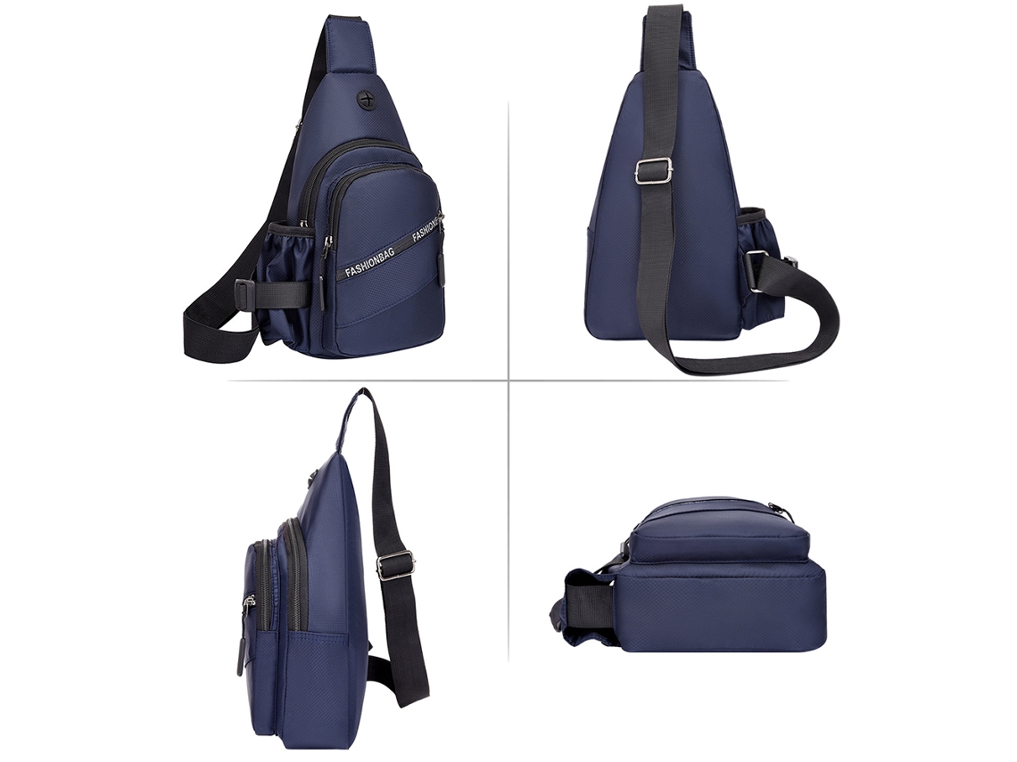 Bolso Bandolera Ultraligero E Impermeable Para Hombre Con Correa Ajustable Para Deportes Al Aire Libre, Senderismo, Ciclismo Y Viajes.