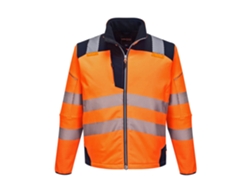 Ropa de trabajo softshell de alta visibilidad Portwest Pw3 / Azul marino amarillo / S