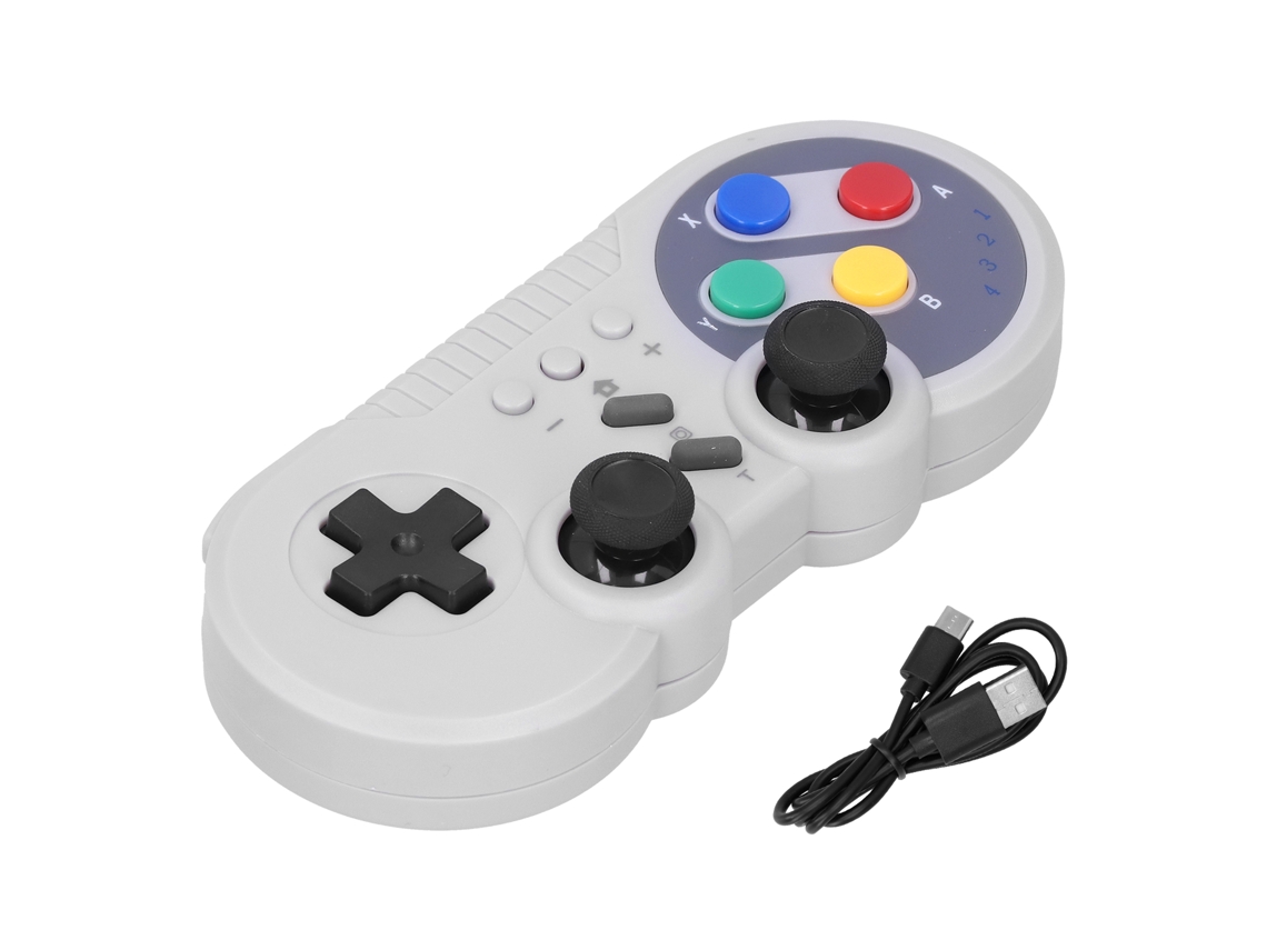 Mando Inalámbrico Tipo Gamepad Con Joystick, Doble Vibración Y Detección De Movimiento Turbo Para Pc
