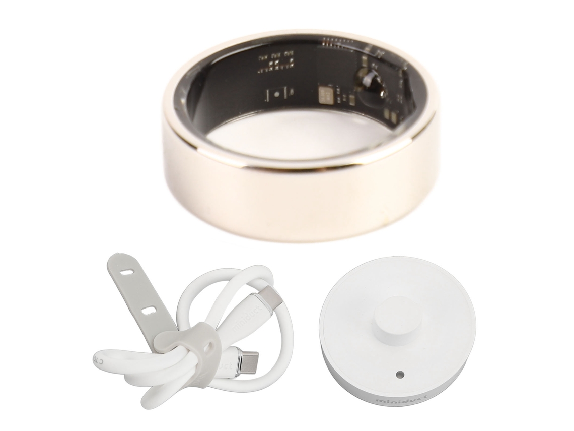 Anillo Inteligente Portátil Con Podómetro, Resistencia Al Agua Ipx8, Seguimiento Del Sueño Y Base De Carga.