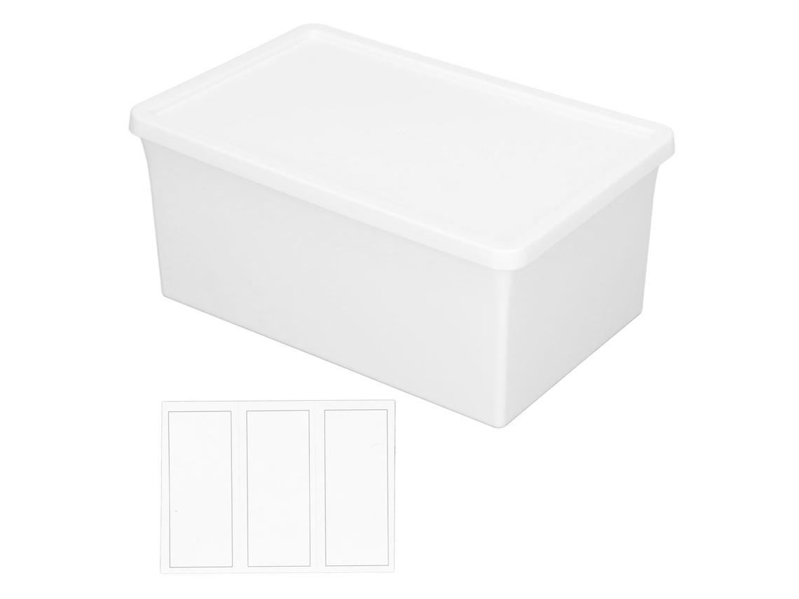 Caja De Almacenamiento De Escritorio De Plástico Multifunción Estanca Con Tapa Para Hogar Y Escritorio