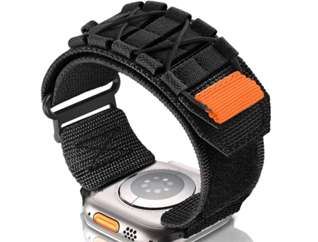 Correa Nylon Militar para Apple Watch Series 3 42Mm Negra ¡ANTIMPACTO!