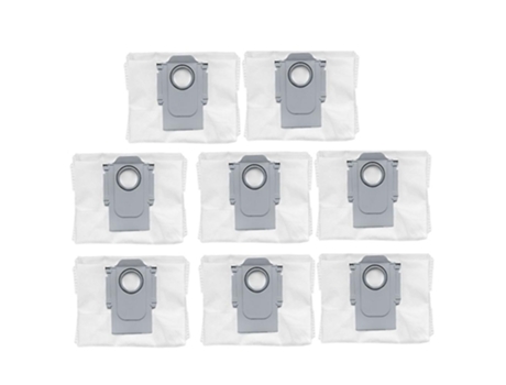 8 pçs saco de lixo para xiaomi roborock q7 t8 g10s peças saco de lixo lixo