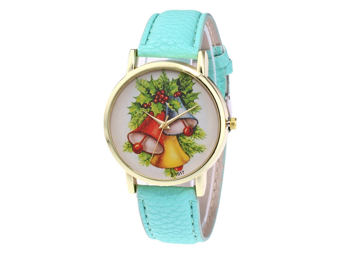 Elegante Reloj De Pulsera Informal De Cuarzo De Piel Sintética Para Estudiantes, Unisex (menta)