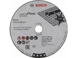 Disco Abrasivo BOSCH Expert para Inox - 76x1x10 mm - 5 Un A 60 R Inox Bf; 76 mm; 1 mm; 10 mm