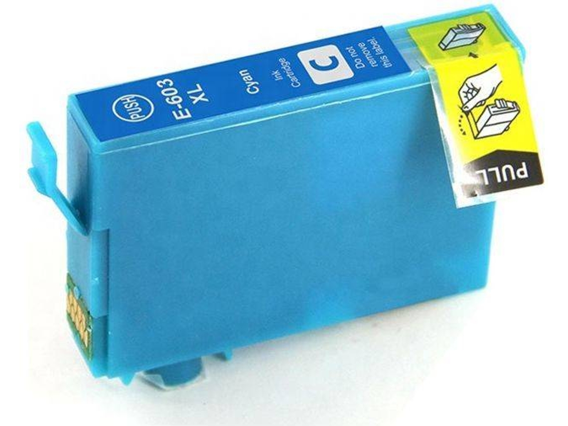 Cartucho para Epson 603XL Cian (C13T03A24010 / C13T03U24010)