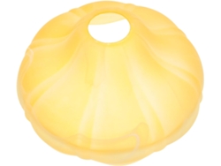 Elegante Decoración Interior De Cristal Naranja Para Lámpara De Techo Artesanal, Protección Ligera.